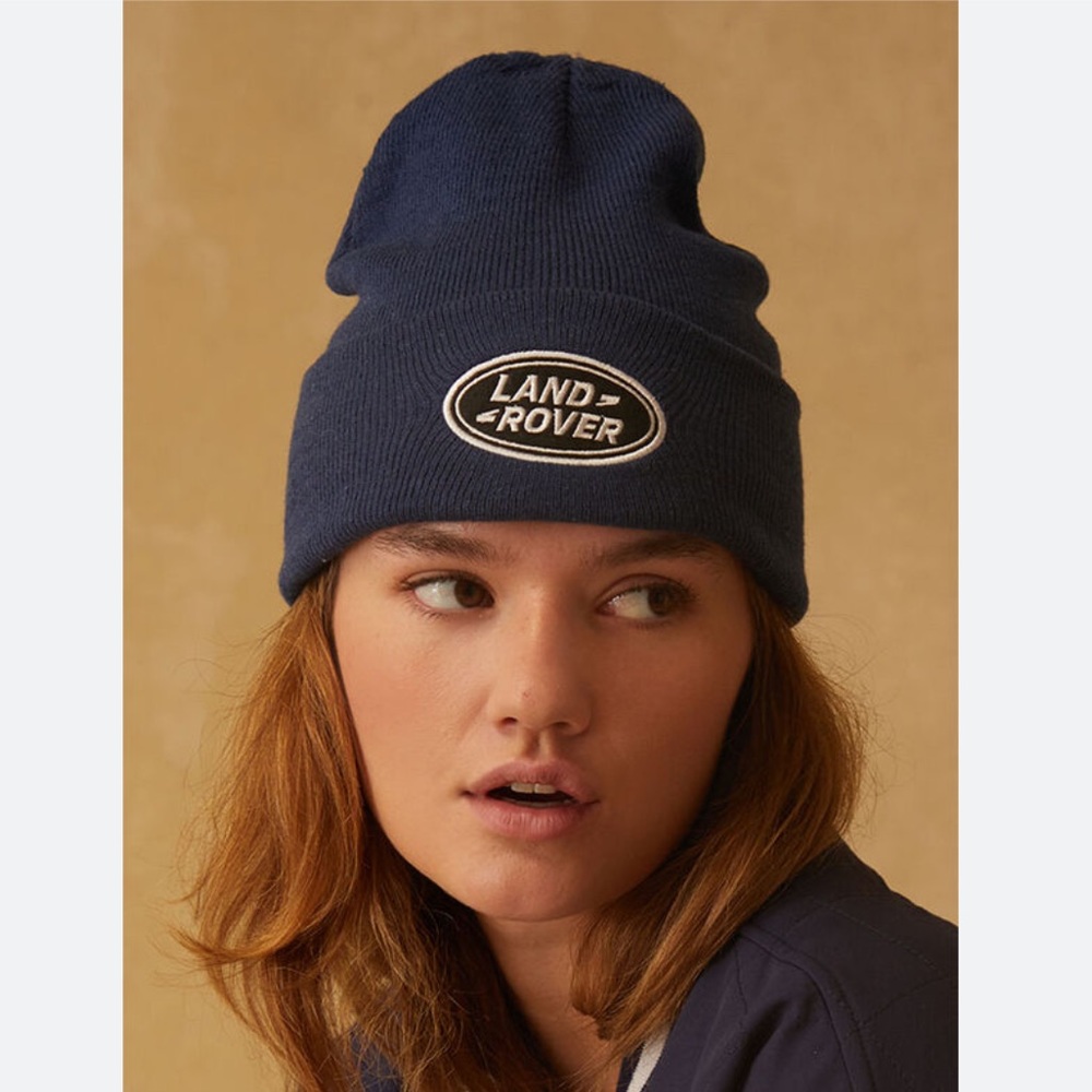 Land Rover Navy Beanie